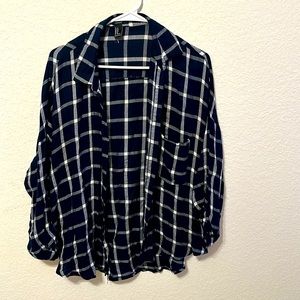 Dark blue flannel